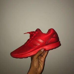 Adidas zx flux all red